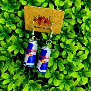 Red Bull earrings.